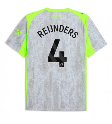 Manchester City Tijjani Reijnders #4 Tercera Equipación 2025-26 Manga Corta